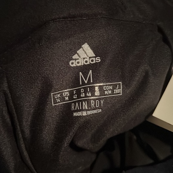 NWT Adidas TWO-LAYER INSULATED STRETCH Skiing Snow PANTS size M in blue/black - Picture 5 of 5